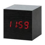Houten Digitale LED Klok - Wekker Alarm  Snooze Helderheid, Witgoed en Apparatuur, Wekkers, Verzenden, Nieuw