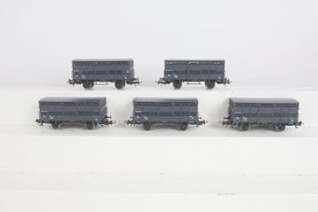 Sachsenmodelle H0 - 74157 - Modeltrein goederenwagon (5) -, Nieuw