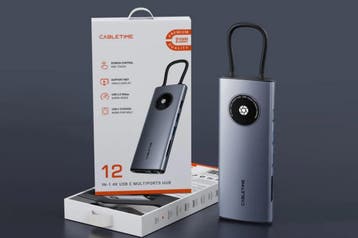 Cabletime – 12 in 1 Multi USB-C Hub adapter – 4K – HDMI – DP, Laptop, Nieuw, Ophalen of Verzenden, Cabletime