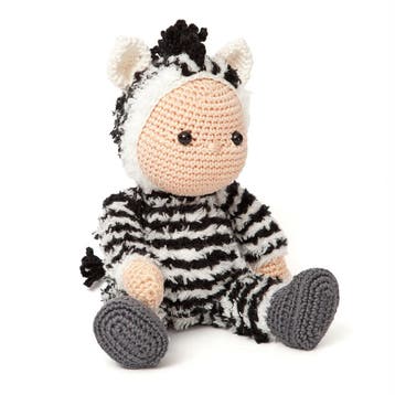 Zebra Zoe Haken - Beesie-Poppen - Haakpret Anja Toonen - H, Ophalen of Verzenden, Nieuw