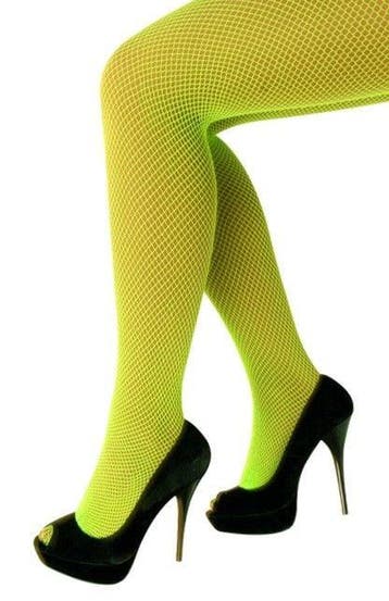 Netpanty groen fluor, Kleding | Dames, Carnavalskleding en Feestkleding, Ophalen of Verzenden, Nieuw