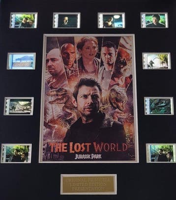 Jurassic Park : The Lost World - Framed Film Cell Display, Nieuw