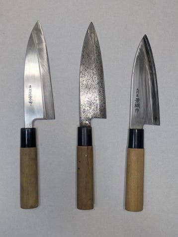 Keukenmes - Staal, Hout - Japan - Traditioneel Japanse