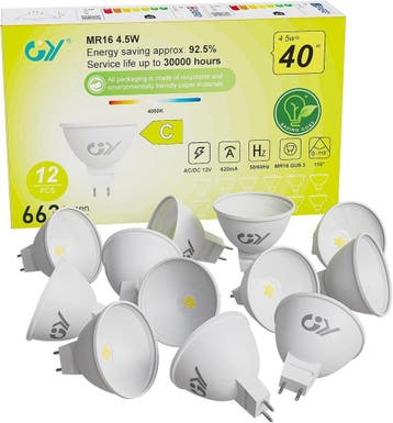 60W vervangende LED set (12st) | 51% Korting, Ophalen of Verzenden, Zo goed als nieuw, 60 watt of meer, Led-lamp