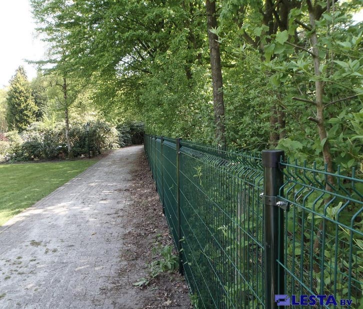 Hekwerk Actie enkelstaafs matten compleet 3d hek, Tuin en Terras, Tuinhekken en Hekwerk, Nieuw, IJzer