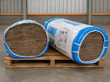 Glaswol Knauf TP216 45mm Rd1,20 kraft | 2 rollen 29m², Ophalen, 4 tot 8 cm, Nieuw, 15 m² of meer