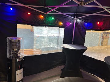 Tent te huur 3x3 partytent huren +/- 15 personen(rokerstent), Zo goed als nieuw, Overige