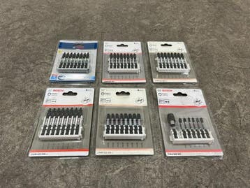 Veiling - Bosch bits set 6-delig, Nieuw