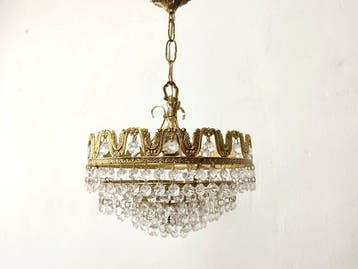 Lamp - Plafondlamp in Empire-stijl / mand – Structuur van