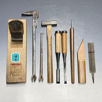 Starting set of 9 Japanese Woodworking Tools |