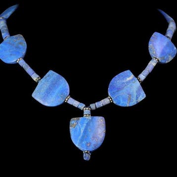 West-Aziatisch lapis lazuli Kralenketting (Zonder