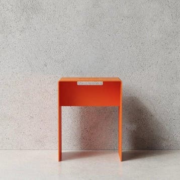 Nichba - Nichlas B. Andersen - Stoel - Stool Orange - Staal