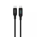 MORRE Zwarte USB-C kabel 1,5 m met display voor opladen e..., Ophalen of Verzenden, Nieuw
