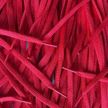 Grove Asics veters - Rood • 120  cm x 8 mm, Kleding | Heren, Schoenen, Ophalen of Verzenden, Nieuw