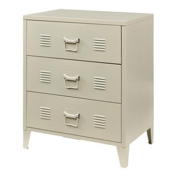 Ladekast Hämeenlinna commode met lades 72x60x40 cm camel [en, Verzenden, Nieuw