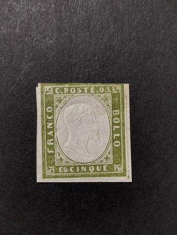 Italiaanse oude staten - Sardinië 1859 - Koningrijk, Gestempeld