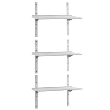 GGM Gastro | 3-laags RVS wandplank ECO - 1400x400mm |, Verzenden, Nieuw in verpakking, RVS Meubilair