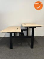 Vepa Presto Duo zit-sta bureau - 140x80 - inclusief kabel..., Huis en Inrichting, Bureaus, Ophalen of Verzenden, Gebruikt
