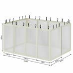 El Jardin - Beige - Insectennet - ca 360 x 260 cm - Voor ..., Verzenden, Nieuw