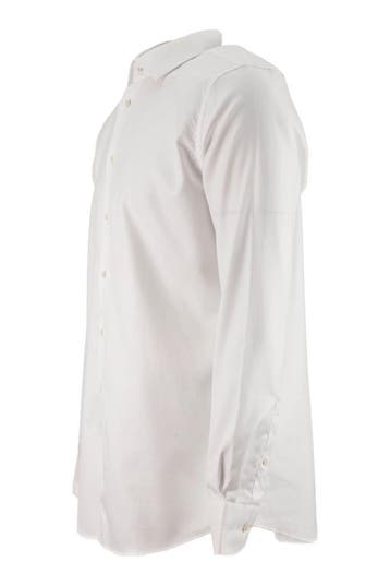 Profuomo Overhemd in maat 41 Wit, Kleding | Heren, Verzenden, Zo goed als nieuw, Wit, Profuomo