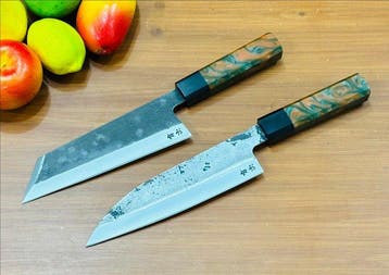Keukenmes - Bunka & Deba - Handgemaakt Japans staal