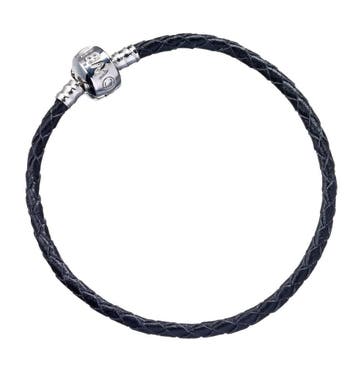 Harry Potter Zwart Lederen Charm Armband L, Ophalen of Verzenden, Nieuw