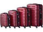 Juskys Rome - Kofferset - 4-delig - ABS - Bordeauxrood, Verzenden, Nieuw