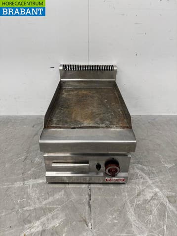 RVS Bertos Gladde Bakplaat Grillplaat 40 cm GAS Horeca, Zakelijke goederen, Ophalen of Verzenden, Gebruikt