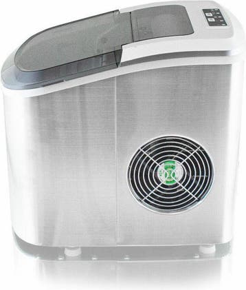Edelstalen ijsblokjesmachine - 120 Watt - Zilver, Verzenden, Nieuw