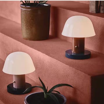 Paddestoel Tafellamp – USB Oplaadbaar LED Nachtlampje Touch, Verzenden, Nieuw