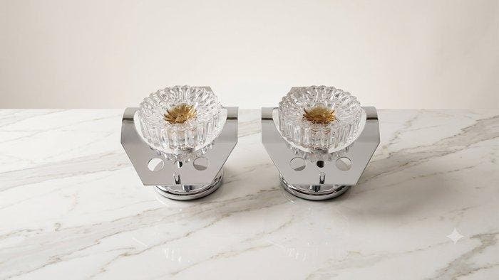 Lamp (2) - Space Age Collectie - Glas, Antiek en Kunst, Curiosa en Brocante