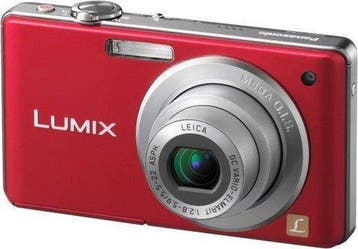 Panasonic Lumix DMC-FS6 Digitale Compact Camera - Rood, Verzenden, Zo goed als nieuw