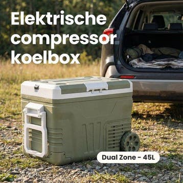 2dekans | Auronic Elektrische Koelbox - Compressor - 2 Zones, Ophalen of Verzenden, Zo goed als nieuw