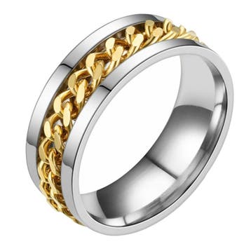 Fako Bijoux - Fidget Ring - Anxiety Ring - Angst Ring -, Sieraden, Tassen en Uiterlijk, Ringen, Verzenden, Nieuw