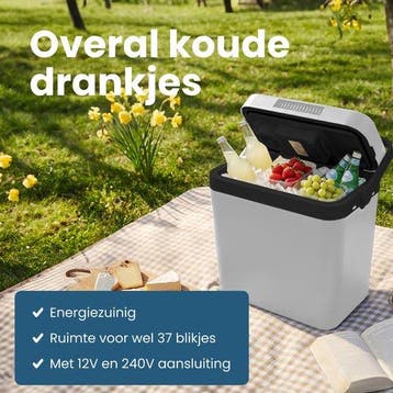 2dekans | Auronic Koelbox Elektrisch 12V en 230 volt - 25L -, Ophalen of Verzenden, Zo goed als nieuw