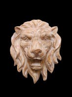 sculptuur, Decorazione da parete  Testa Di Leone  - 32 cm