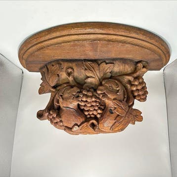 sculptuur, Pedestal - 27 cm - Hout