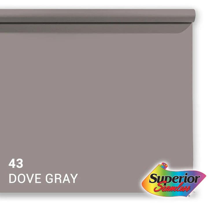 Superior Achtergrondpapier Dove Grey 1.35m x 11m, Audio, Tv en Foto, Fotografie | Fotostudio en Toebehoren, Achtergrond, Nieuw