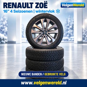 16 inch Renault ZOË velgen + nieuwe 4S banden  | 1026-03, 16 inch, Verzenden, Banden en Velgen, Nieuw