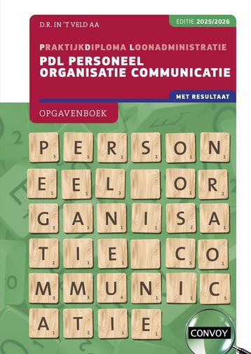 9789463174909 PDL Personeel organisatie communicatie 2025..., Verzenden, Zo goed als nieuw, D.R. in 't Veld