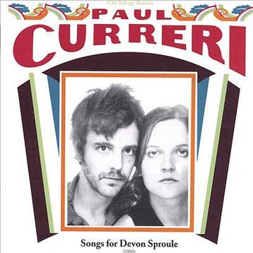 cd - Paul Curreri - Songs For Devon Sproule, Verzenden, Zo goed als nieuw
