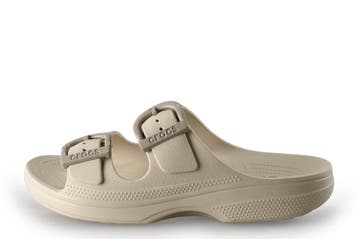 Crocs Sandalen in maat 41 Beige, Verzenden, Beige, Sandalen of Muiltjes, Zo goed als nieuw