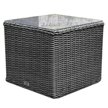 Toscane premium bijzettafel 50x50xH45 cm antraciet, Tuin en Terras, Ophalen of Verzenden, Nieuw, Aluminium