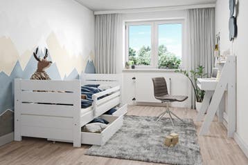 Rockwood® Kinderbed Milly  en  Mo Wit met  gratis, Kinderen en Baby's, Ophalen of Verzenden, Nieuw