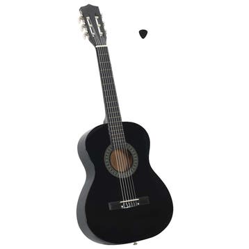 vidaXL Gitaar klassiek beginner en kinderen 3/4 36 zwart, Muziek en Instrumenten, Snaarinstrumenten | Gitaren | Akoestisch, Verzenden