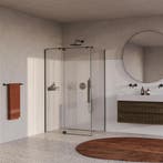 Brauer Stellar - Douchecabine met Draaideur - Helder Glas -, Ophalen of Verzenden, Nieuw, Rvs