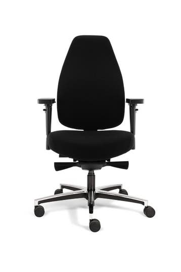 24 uurs bureaustoelen, bureaustoel lange mensen, Verzenden, Zwart, Nieuw, Bureaustoel