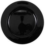 Onderbord Black Zwart 33 cm rond, Ophalen of Verzenden, Nieuw
