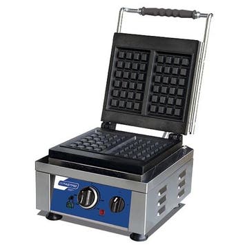 Wafelijzer | Enkel Bruxelles | 2.2kW | Wafelgrootte 2x, Verzenden, Nieuw in verpakking