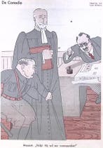 Mussert voelt zich onveilig op spotprent (lijst optie), Verzenden